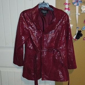 Selene sport red coat size medium